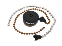 Evans  Cymbal Chain Sizzle - Efeito de rebites clássico, sem furar o prato, Sistema com bola articulada para aplicar e remover rapidamente, Comprimento da corrente: 133 mm, Inclui duas correntes: uma com som sizzle mais forte ...