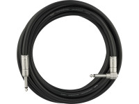 Fender  15' Professional Series Kill Switch Cable Straight/Angle - Inclui interrutor de desativação momentâneo incorporado, Disponível em comprimentos de 10', 15' e 18,6', Tudo em PVC preto, Revestimento do fio com 8 mm de diâmetro exterior para maior durabilidade...