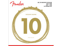 Fender  80/20 Bronze Acoustic Strings Ball End 70-12L .010-.050 (12)