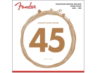 Fender 8060 Phosphor Bronze Long Scale  - Escala longa (34 ), Projetado para graves acústicos ou acústico-elétricos, 