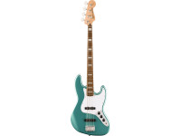 Fender  Affinity Series Active Jazz Bass Laurel Fingerboard White Pickguard Mystic Sea Foam Green - Corpo fino e leve, Braço fino em forma de “C” com incrustações em bloco, Pickups Squier Noiseless, Pré-amplificador ativo de 9 volts com controlos de volume, mistura e reforço/corte de graves/agudo...