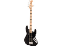 Fender  Affinity Series Active Jazz Bass V Maple Fingerboard Black Pickguard Black Metallic