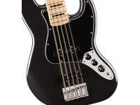 Fender  Affinity Series Active Jazz Bass V Maple Fingerboard Black Pickguard Black Metallic