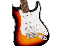 Fender  Affinity Series Stratocaster Junior HSS Laurel Fingerboard White Pickguard 3-Color Sunburst