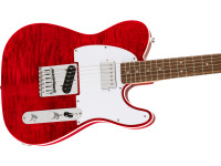 Fender  Affinity Series Telecaster FMT SH Laurel Fingerboard White Pickguard Crimson Red Transparent