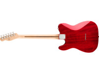 Fender  Affinity Series Telecaster FMT SH Laurel Fingerboard White Pickguard Crimson Red Transparent