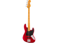 Fender  American Ultra II Jazz Bass Maple Fingerboard Sinister Red - Corpo em amieiro selecionado com contornos ultra e calcanhar do braço esculpido, Braço com perfil em “D” moderno em bordo quartersawn reforçado a grafite com barras de suporte Posiflex, Escala de É...