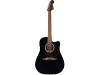 Fender California Deluxe Redondo CE BLK - Tampo maciço em abeto Sitka, Costas e ilhargas em mogno laminado, Corpo dreadnought Redondo com cutaway, Braço em mogno com acabamento acetinado, Perfil de braço Slim C, Diapasão em nogueira com ra... Fender California Deluxe Redondo CE BLK - Tampo maciço em abeto Sitka, Costas e ilhargas em mogno laminado, Corpo dreadnought Redondo com cutaway, Braço em mogno com acabamento acetinado, Perfil de braço Slim C, Diapasão em nogueira com ra...