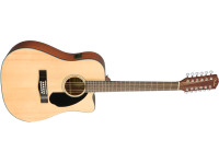 Fender CD-60SCE Dreadnought de 12 cordas NAT WN