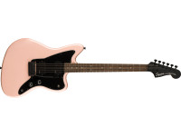 Fender  Contemporary Active Jazzmaster HH Laurel Fingerboard Black Pickguard Shell Pink Pearl - Forma do corpo: Jazzmaster®, Material do corpo: álamo, Acabamento: Poliuretano brilhante, Material: bordo assado, Perfil: Forma C, Comprimento da escala: 25,5, 