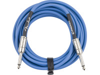 Fender  Contour 5,5m Cable LPB - Comprimento: 5,5 m, Blindagem de fio com diâmetro externo de 6 mm permite transmissão sem interferências, Fio condutor AWG 24 para sinal forte, Blindagem espiral de 90% OFC (fio de cobre sem oxigên...