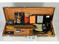 Fender  Custom Shop 1960 Custom Heavy Relic Aged Black Chocolate 3-Color Sunburst