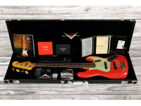 Fender Custom Shop 64 Jazz Bass Journeyman Aged Fiesta Red