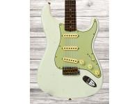 Fender Custom Shop 64 StratocasterJourneyman Relic Aged Olympic White