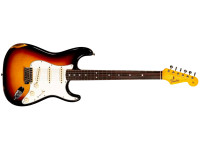 Fender  Custom Shop Late 1964 Relic Target 3-color Sunburst - Fabricado nos EUA, 2023, Corpo de amieiro de 2 peças, Braço em maple maciço parafusado, perfil estilo C de 1963, Escala Round-lam sort for dark AAA Rosewood, 21 trastes 6105 estreitos e altos, Esca...
