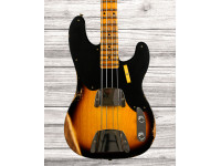 Fender Custom Shop Lim. Ed. 53 P-Bass Heavy Relic Faded Two-Color Sunburst - Made in USA, Corpo: Ash, Braço: Quarter Sawn Maple, Perfil do braço: 51 P-Bass U, Construção: Bolt-On, Escala: Maple, 