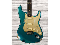 Fender Custom Shop Limited Edition 59 Stratocaster Heavy Relic Aged Ocean Turquoise - Made in USA, Corpo:  Alder, Braço: Quarter Sawn Roasted Maple, Perfil do braço: 1959 D, Construção: Bolt-On, Escala: AAA Rosewood, 