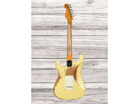 Fender Custom Shop Limited Edition 60 Dualmag II Stratocaster Super Heavy Relic Aged Vintage White