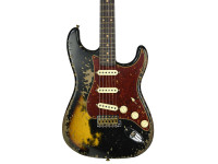 Fender Custom Shop Limited Edition 60 Stratocaster Super Heavy Relic Black Over Two Color Sunburst