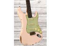 Fender  Custom Shop Limited Edition 63 Strat Relic Super Faded Aged Shell Pink