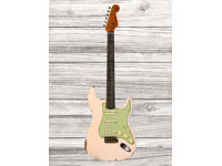 Fender  Custom Shop Limited Edition 63 Strat Relic Super Faded Aged Shell Pink