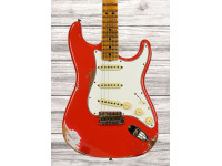 Fender Custom Shop Limited Edition 69 Stratocaster Heavy Relic Aged Fiesta Red