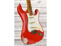 Fender Custom Shop Limited Edition 69 Stratocaster Heavy Relic Aged Fiesta Red