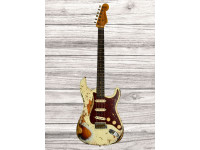 Fender Custom Shop Time Machine Collection 63 Strat Super Heavy Relic Aged Vintage White 