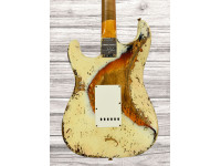 Fender Custom Shop Time Machine Collection 63 Strat Super Heavy Relic Aged Vintage White 