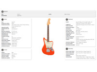 Fender Jaguar Player II RW Rallye Orange