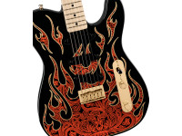 Fender  James Burton Maple Fingerboard Red Paisley Flames