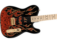 Fender  James Burton Maple Fingerboard Red Paisley Flames