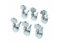 Carrilhão para Guitarra /Sistemas mecânicos 6L para guitarra elétrica Fender Locking Tuner CH