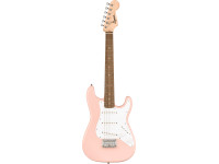 Fender  Mini Stratocaster Laurel Fingerboard White Pickguard Shell Pink