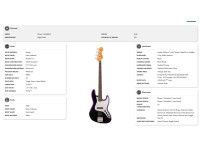 Fender  Player II Mod J Bass RW DSK