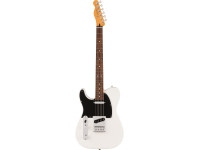 Fender  Player II Telecaster Left-Hand Rosewood Fingerboard Polar White - Corpo em amieiro, Perfil do braço em “C” moderno, Escala de 9,5” de raio em Maple ou Rosewood com bordas laminadas, Pickups Alnico V Single-Coil Tele® da série Player, Ponte Tele® de 6 pinos com se...