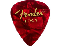 Fender Premium Celluloid 351 Shape Picks Heavy Red Moto 12-Pack