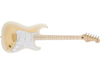 Fender  Richie Kotzen Stratocaster MN Transparent White Burst - Richie Kotzen Signature Guitarra elétrica, feita em Japan, Corpo de amieiro com topo de barra de ácer, Pescoço de bordo aparafusado com escala de bordo e perfil  Thick C, Três DiMarzio Custom Singl...