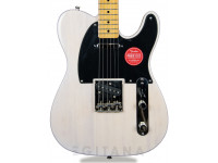 Fender SQ CV 50s Telecaster MN White Blonde  B-Stock - Corpo em Pine (pinho), Braço aparafusado em maple, Escala em Maple, Perfil do braço em C, Raio: 9.5'', Escala: 648 mm (25.51), 