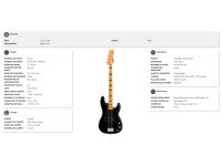 Fender Squier CV 70s P Bass MN BK
