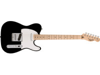 Fender Squier Sonic Maple Fingerboard White Pickguard Black Fender Squier Sonic Maple Fingerboard White Pickguard Black