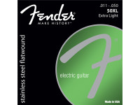 Fender Stainless Flatwounds (50XL) Stainless Steel Flatwound Ball End Set