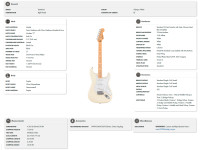 Fender Standard STRAT MN WPG OWT