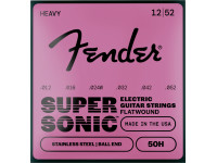 Fender SuperSonic 50H Bobine plate en acier inoxydable à extrémité sphérique .012-.052 - Construction à bobinage plat pour un toucher lisse et poli., Acier inoxydable pour une plus grande durabilité., Conception résistante à la corrosion, Réduire le bruit des doigts lors de l'exécution... Fender SuperSonic 50H Bobine plate en acier inoxydable à extrémité sphérique .012-.052 - Construction à bobinage plat pour un toucher lisse et poli., Acier inoxydable pour une plus grande durabilité., Conception résistante à la corrosion, Réduire le bruit des doigts lors de l'exécution...