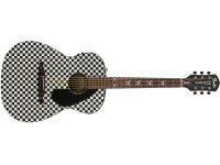 Fender  Tim Armstrong Hellcat Checkerboard - Corpo: Solid Spruce, Braço: Maple, Escala: Walnut, Formato da escala: C, Raio da escala: 300mm, Inlays: Hellcat e Double Skulls, 