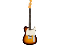 Fender Custom Shop Vintage Custom 1959 Telecaster Custom NOS Rosewood Fingerboard Chocolate 3-Color Sunburst - Captadores Single-Coil '58 Tele Enrolados à Mão: Timbre clássico e dinâmico que se adapta a qualquer estilo musical., Acabamento NOS Flash-Coat Sunburst de 3 Cores: Beleza atemporal com uma aparênc...