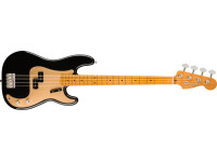 Fender  Vintera II '50s Precision Bass MN BLK - Alder Body, 7.25 Radius Maple Fingerboard with Vintage Tall Frets, Late-'50s C-Shape Neck, Vintage-Style '50s Split-Coil Pickup, Gold Anodized Pickguard, Vintage-Style Reverse Open-Gear Tuning Mach...