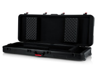 Gator GTSA-KEY76  - Adapta-se à maioria dos teclados de 76 notas, Construção em polietileno quase indestrutível, Dois trincos de bloqueio aceites pela TSA, ideais para viagens aéreas, Design exclusivo em cunha e bloco...