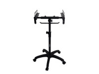 Gator Suporte com Rodas e Ajuste de Altura e Inclinação - Suporte profissional para mesas de mistura, controladores, racks 1U, drum machines e samplers, Ideal para estúdios e atuações ao vivo, Altura ajustável entre 70 e 105 cm (27.5” – 41.3”), Inclinação...