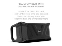 GEMINI Coluna Bluetooth V5.4 TWS Flutuante 300W IP67
